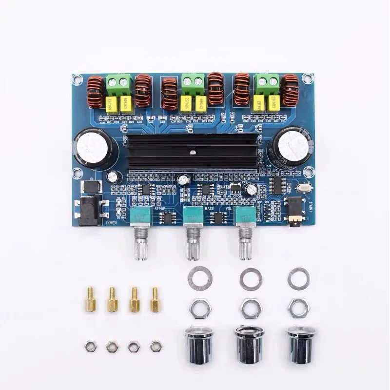 2*50W+100W Bluetooth 5.0 dual TPA3116D2 Power Subwoofer Amplifier Board 2.1 Channel TPA3116 Audio Stereo equalizer AUX Amp
2*50W+100W Bluetooth 5.0 dual TPA3116D2 Power Subwoofer Amplifier Board 2.1 Channel TPA3116 Audio Stereo equalizer AUX Amp
