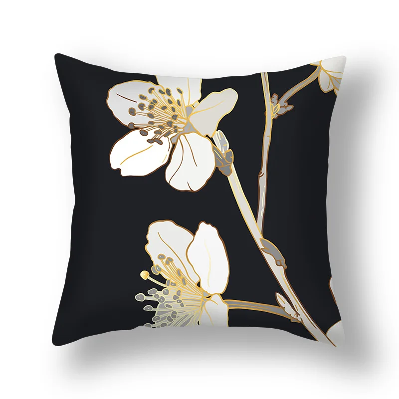 Hot Sale Colored Gold Thread Flowers Leaf Geometric Pattern Cushion Cover Case Polyester Throw Pillows Cushions For Home Decor
Hot Sale Colored Gold Thread Flowers Leaf Geometric Pattern Cushion Cover Case Polyester Throw Pillows Cushions For Home Decor
