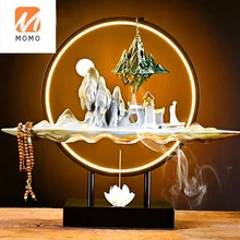 Incense Burner Domestic Incense Creative Sandalwood Agarwood Tea Ceremony Personality High Mountain and Flowing Water Ornaments