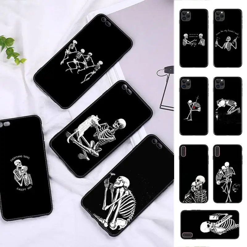 Funny Skull Skeleton Phone Case for iphone 13 11 12 pro XS MAX 8 7 6 6S Plus X 5S SE 2020 XR case
Funny Skull Skeleton Phone Case for iphone 13 11 12 pro XS MAX 8 7 6 6S Plus X 5S SE 2020 XR case