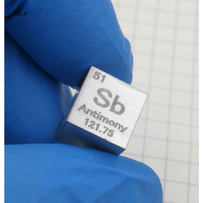 

Metallographic antimony cube Metal antimony Periodic phenotype cube Antimony target 10mm Sb999