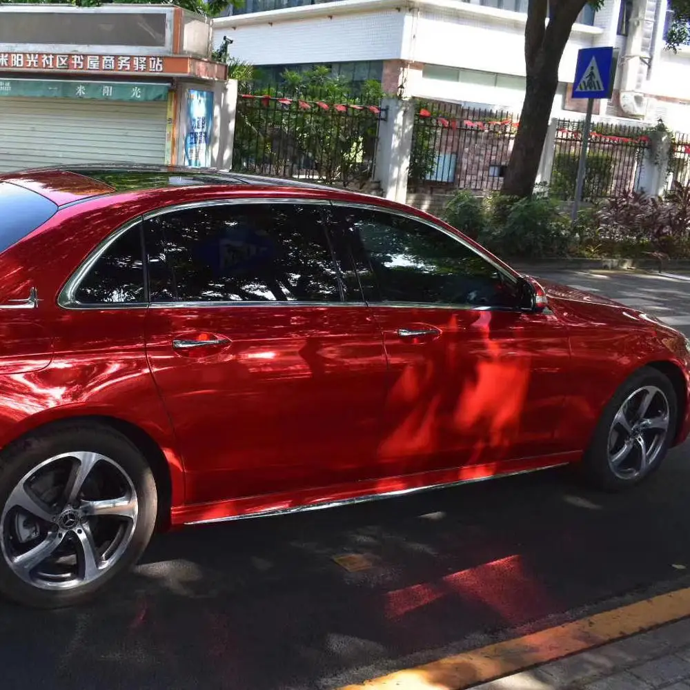 Remove Red Chrome Mirror Wraps Film Vinyl Car Stickers 
Remove Red Chrome Mirror Wraps Film Vinyl Car Stickers