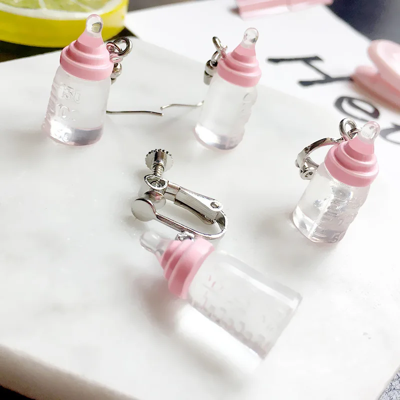 AVEBIEN small fresh simulation Baby bottle cute Earrings for girl without ear hole ear clip Clip-on earrings 2020 trend new
AVEBIEN small fresh simulation Baby bottle cute Earrings for girl without ear hole ear clip Clip-on earrings 2020 trend new