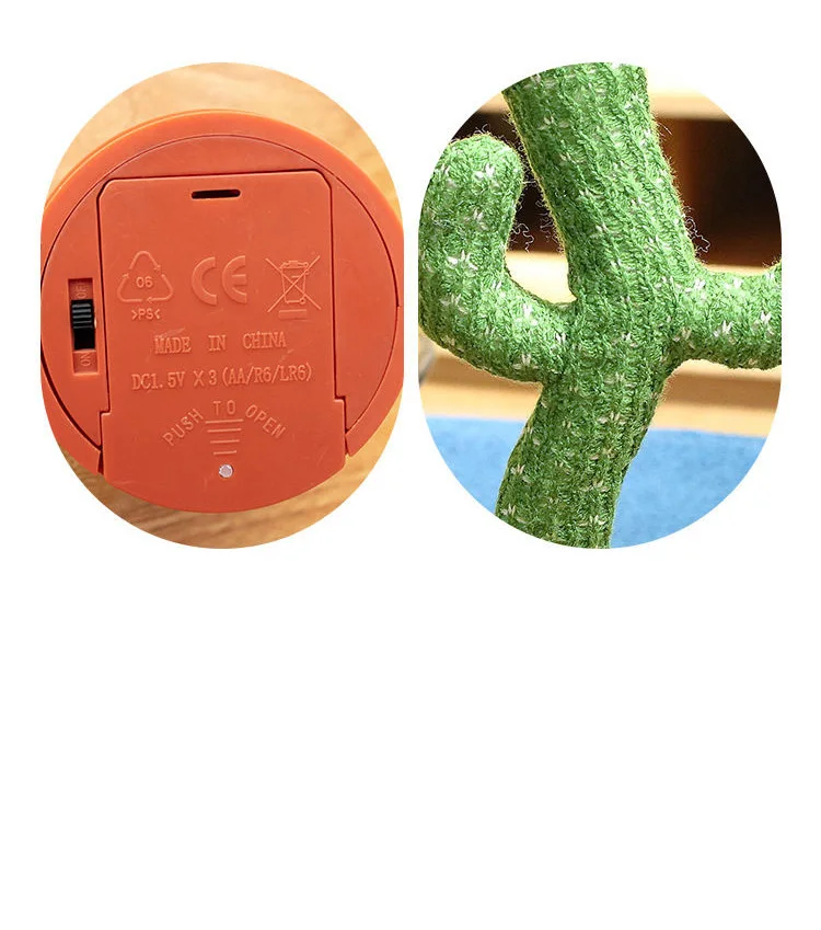 Funny Repeat Talking Cactus Music Plant Toys USB Battery Cacto Falante Speak Electronic Dancing Singing Plush Toys for Kids
Funny Repeat Talking Cactus Music Plant Toys USB Battery Cacto Falante Speak Electronic Dancing Singing Plush Toys for Kids
