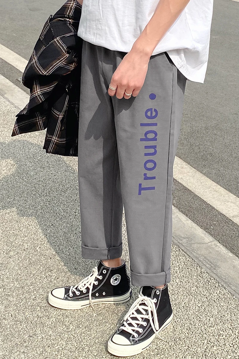 2020 Spring And Autumn New Youth Popular Letter Printing Loose Cropped Pants Fashion Casual Wild Straight Pants S-2XL
2020 Spring And Autumn New Youth Popular Letter Printing Loose Cropped Pants Fashion Casual Wild Straight Pants S-2XL