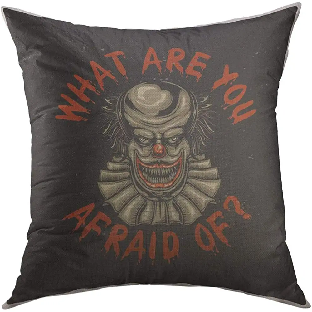Mugod Decorative Throw Pillow Cover Colorful Cartoon Design Scary Clown Funny Home Decor Pillow case 18x18 inch
Mugod Decorative Throw Pillow Cover Colorful Cartoon Design Scary Clown Funny Home Decor Pillow case 18x18 inch