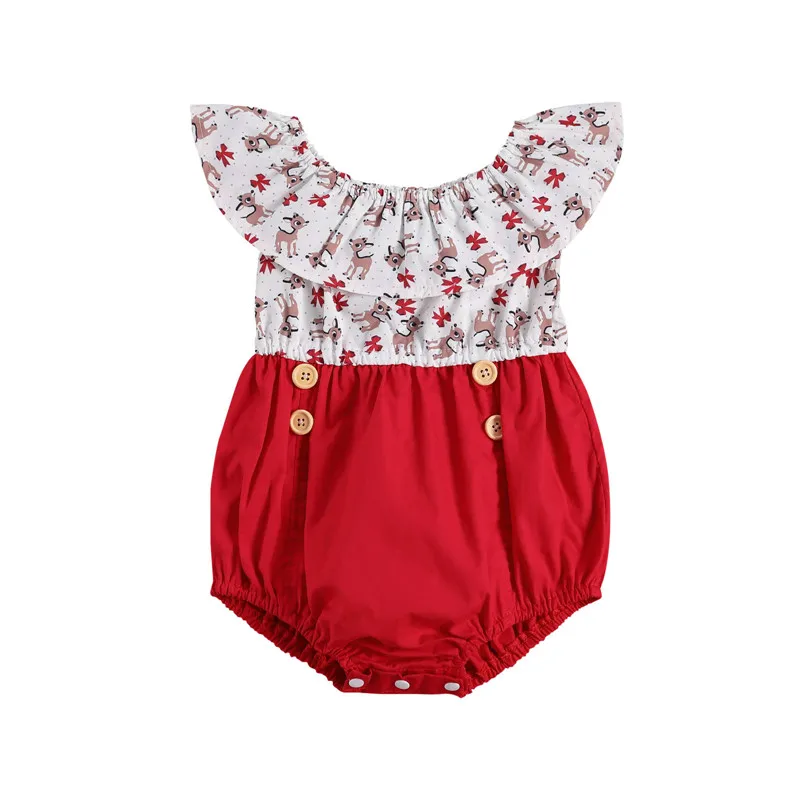 Christmas Newborn Kids Baby Girls Sleeveless Romper Xmas Print Patchwork Bodysuit Jumpsuit One-piece Outfits 0-24M
Christmas Newborn Kids Baby Girls Sleeveless Romper Xmas Print Patchwork Bodysuit Jumpsuit One-piece Outfits 0-24M