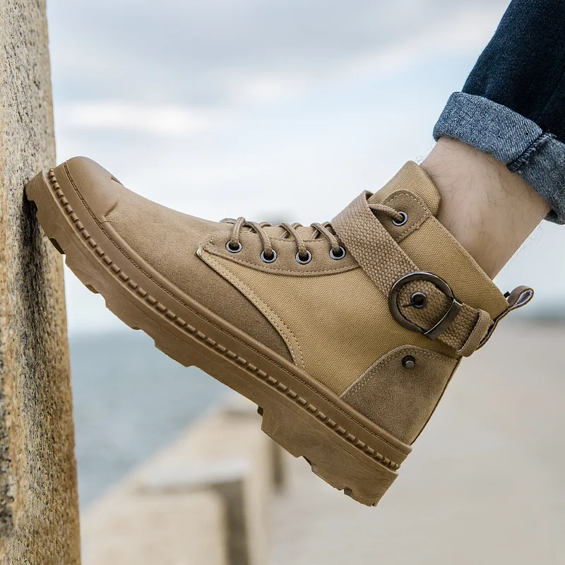 Spring/Autumn Martin Boots Men Tooling Boots 2021 High-top Suede Stitching Casual Shoes Outdoor Sneakers Men Zapatos De Hombre
Spring/Autumn Martin Boots Men Tooling Boots 2021 High-top Suede Stitching Casual Shoes Outdoor Sneakers Men Zapatos De Hombre