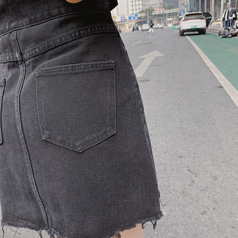 shintimes Black Denim Skirt Women Pockets Zipper Mini Womens Skirts Summer Button Korean Woman Clothes Jupe Femme Falda Mujer
shintimes Black Denim Skirt Women Pockets Zipper Mini Womens Skirts Summer Button Korean Woman Clothes Jupe Femme Falda Mujer