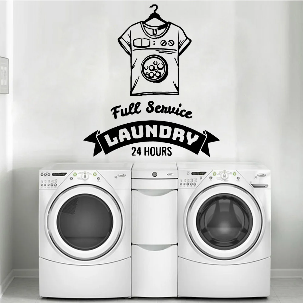 Cartoon Style Shirt Laundry Family Wall Stickers For Laundry Room Decals Pvc Mural Commercial Sticker Wallpaper LW492
Cartoon Style Shirt Laundry Family Wall Stickers For Laundry Room Decals Pvc Mural Commercial Sticker Wallpaper LW492