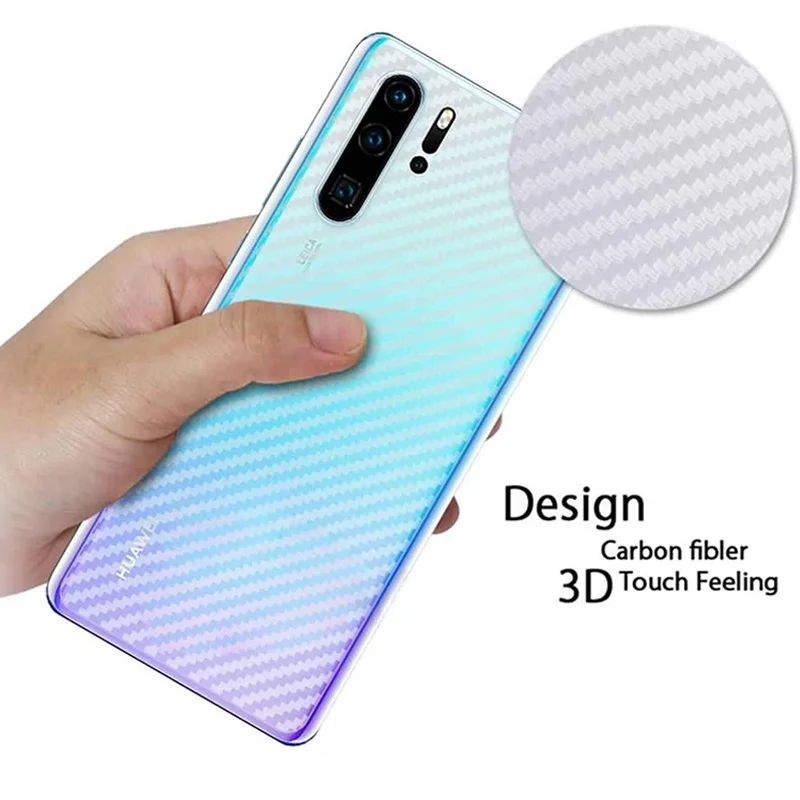 5 шт./лот защитная 3d пленка из углеродного волокна для Huawei P30 Lite Защитное стекло