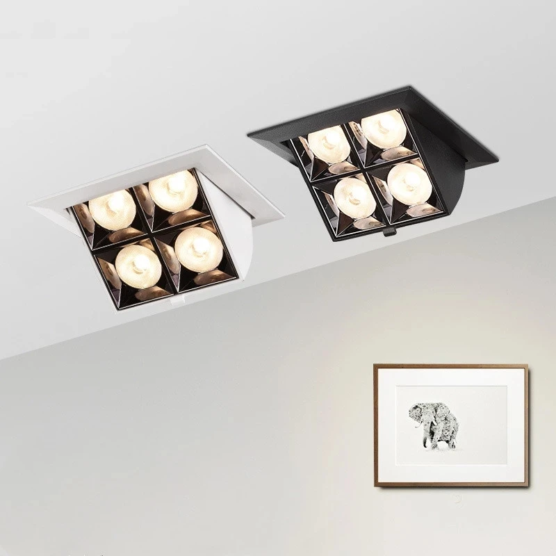 Dimmable Square Folding Recessed LED Downlights 12W AC85-265v COB Ceiling Spot Lights Background Lamps Indoor Lighting
Dimmable Square Folding Recessed LED Downlights 12W AC85-265v COB Ceiling Spot Lights Background Lamps Indoor Lighting