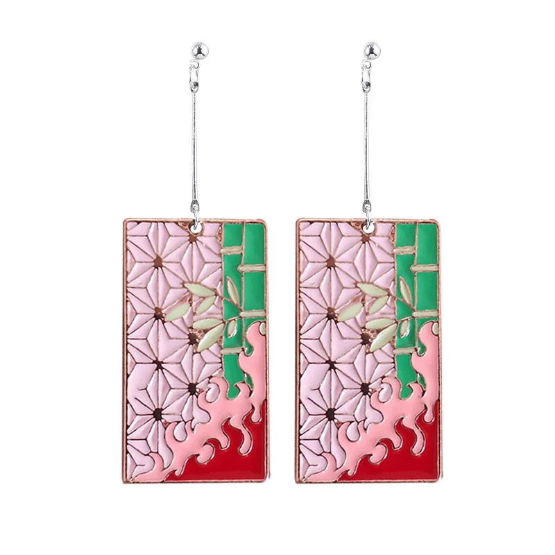 2020 Hot Anime Metal Drop Earrings Demon Slayer Kimetsu No Yaiba Blade of Ghost Earings Women Men Cosplay Accessories Gift
2020 Hot Anime Metal Drop Earrings Demon Slayer Kimetsu No Yaiba Blade of Ghost Earings Women Men Cosplay Accessories Gift