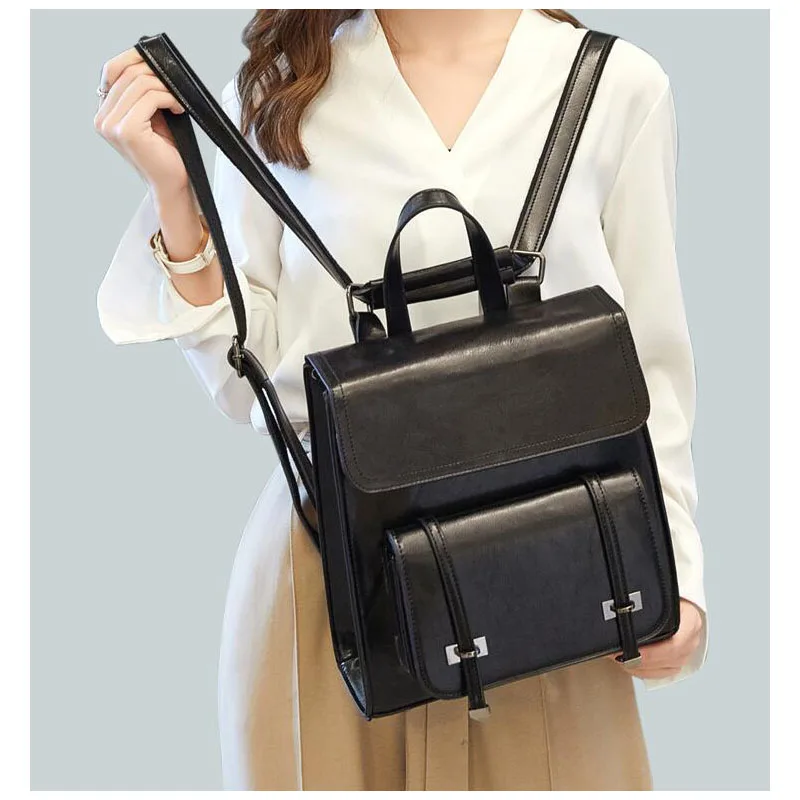 Leather Mummy Shoulder Bag Female Bag Student Handbag Fashion Oil Wax Leather Backpack Leather Bag Lady Backpack Leisure Travel
Leather Mummy Shoulder Bag Female Bag Student Handbag Fashion Oil Wax Leather Backpack Leather Bag Lady Backpack Leisure Travel