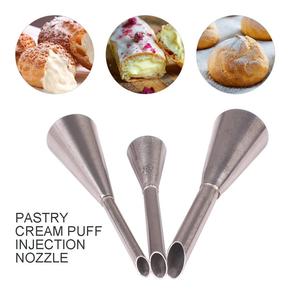 Cupcake Cake Puff Cream Injected Nozzle Baking Supplies Kitchen Tool Decorating Accessories Piping Flower Stainless Steel Tip
Cupcake Cake Puff Cream Injected Nozzle Baking Supplies Kitchen Tool Decorating Accessories Piping Flower Stainless Steel Tip
