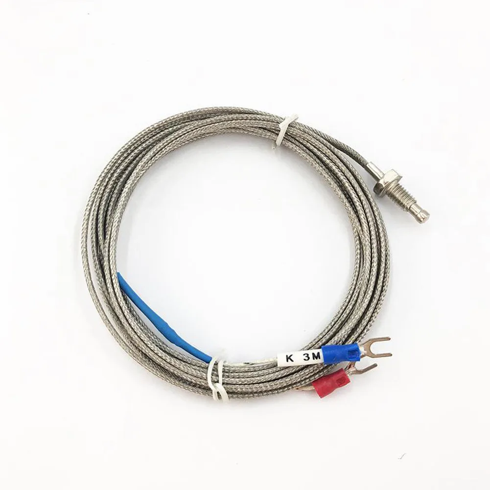 3/2/1M K-Type Thermocouple Control M6 Thread Screw Probe Temperature Sensor -200~400℃ Temperature Controller Insulation Shield
3/2/1M K-Type Thermocouple Control M6 Thread Screw Probe Temperature Sensor -200~400℃ Temperature Controller Insulation Shield
