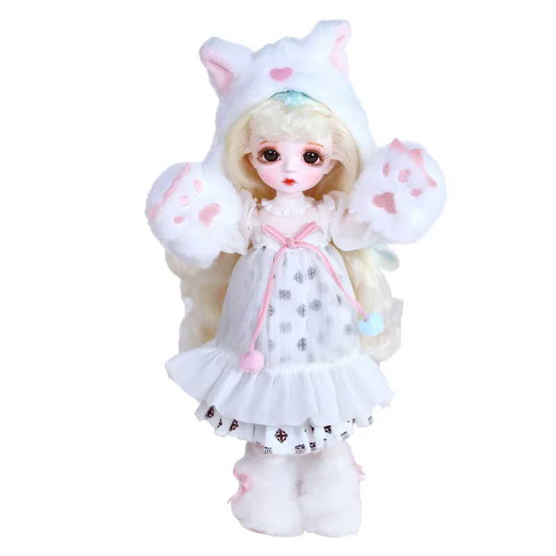 DBS angels series 1/6 Doll BJD Beauty Style 30cm Ball Jointed Dolls with Clothes Shoes Makeup BJD Dolls birthday gift for Girls
DBS angels series 1/6 Doll BJD Beauty Style 30cm Ball Jointed Dolls with Clothes Shoes Makeup BJD Dolls birthday gift for Girls