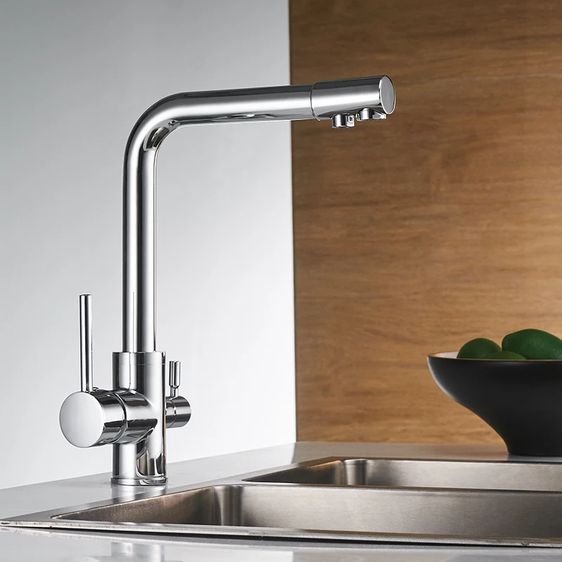 Filter Kitchen Faucets Deck Mounted Mixer Tap 360 Rotation with Water Purification Features Mixer Tap Crane For Kitchen WF-0175
Filter Kitchen Faucets Deck Mounted Mixer Tap 360 Rotation with Water Purification Features Mixer Tap Crane For Kitchen WF-0175