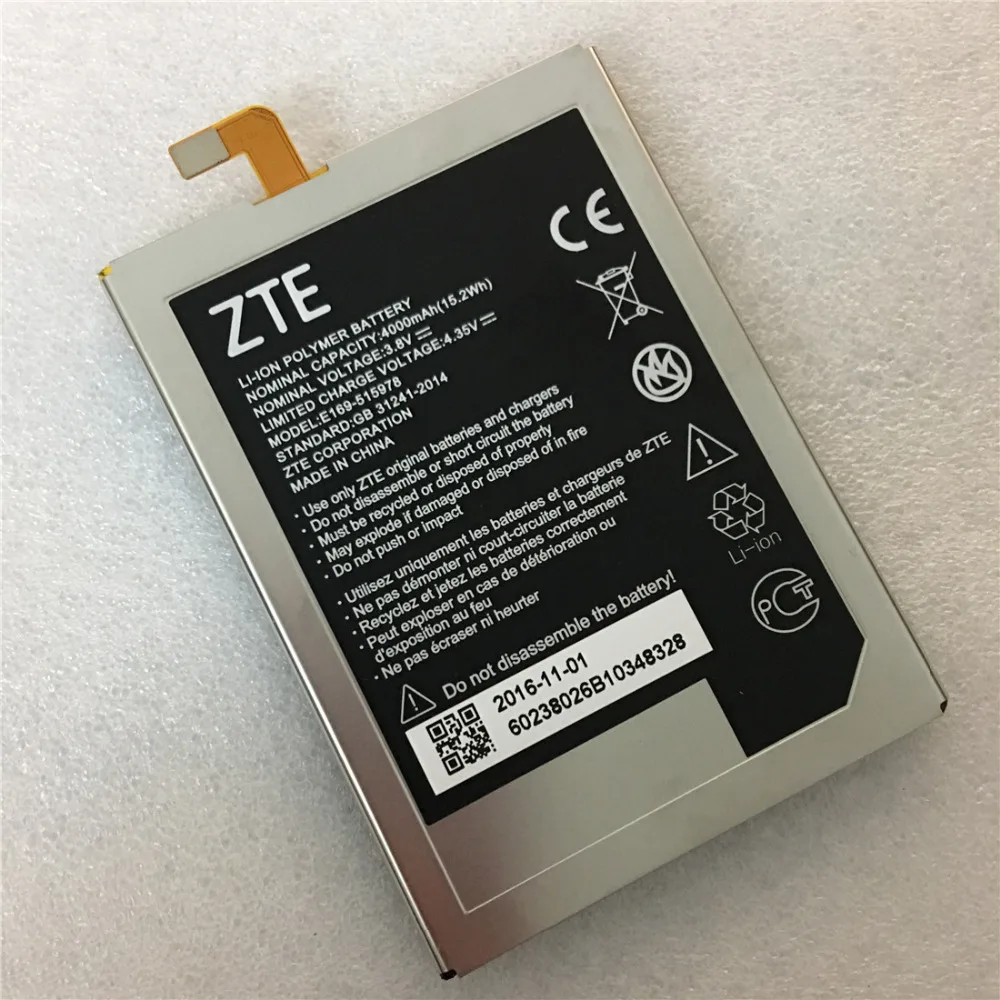 Аккумулятор E169 515978 для ZTE Blade X3 Q519T D2 A452 4000mAh|Аккумуляторы мобильных телефонов| |