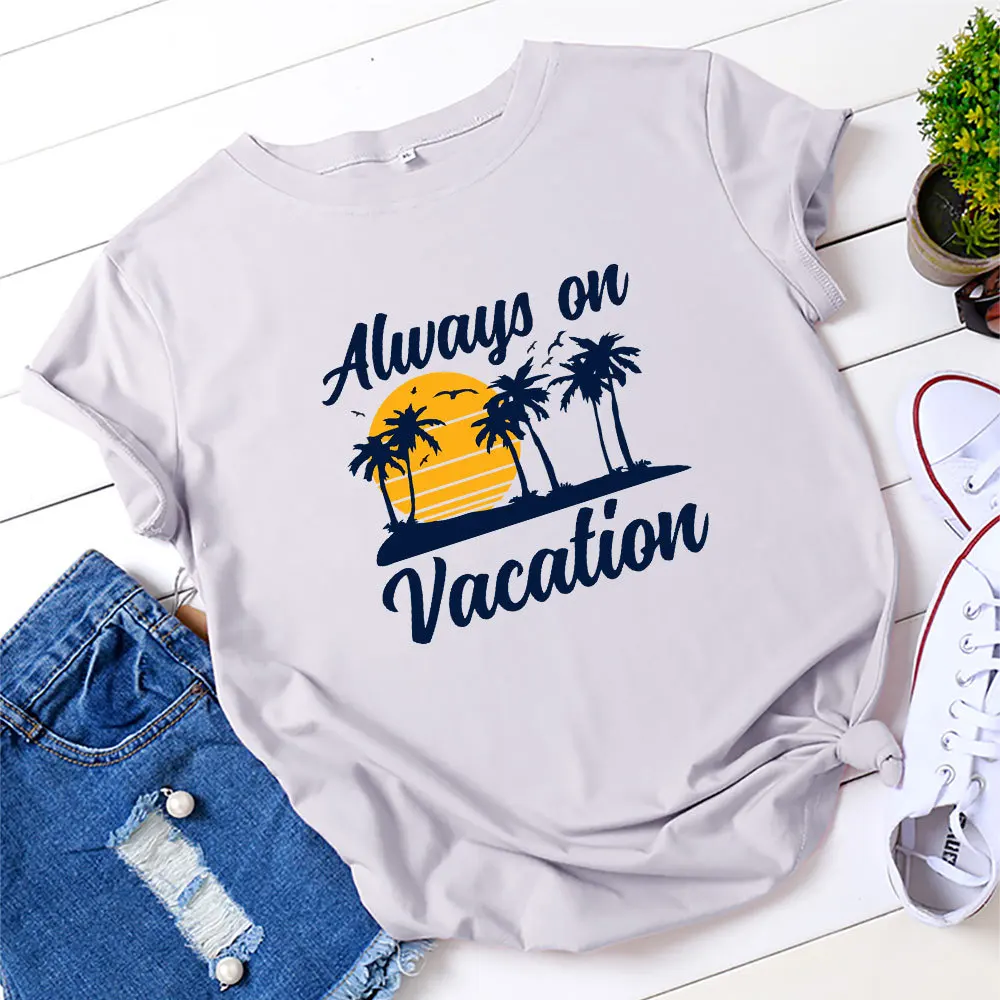 SERILOA Print Short Sleeve Tee Summer Casual Women Minimalist Round Neck Short Sleeve Tshirt Tops S-5XL
SERILOA Print Short Sleeve Tee Summer Casual Women Minimalist Round Neck Short Sleeve Tshirt Tops S-5XL