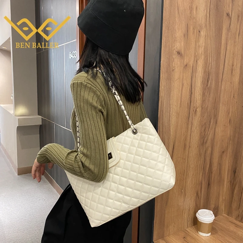 Женская сумка-тоут на одно плечо, с ромбовидной сеткой
Женская сумка-тоут на одно плечо, с ромбовидной сеткой