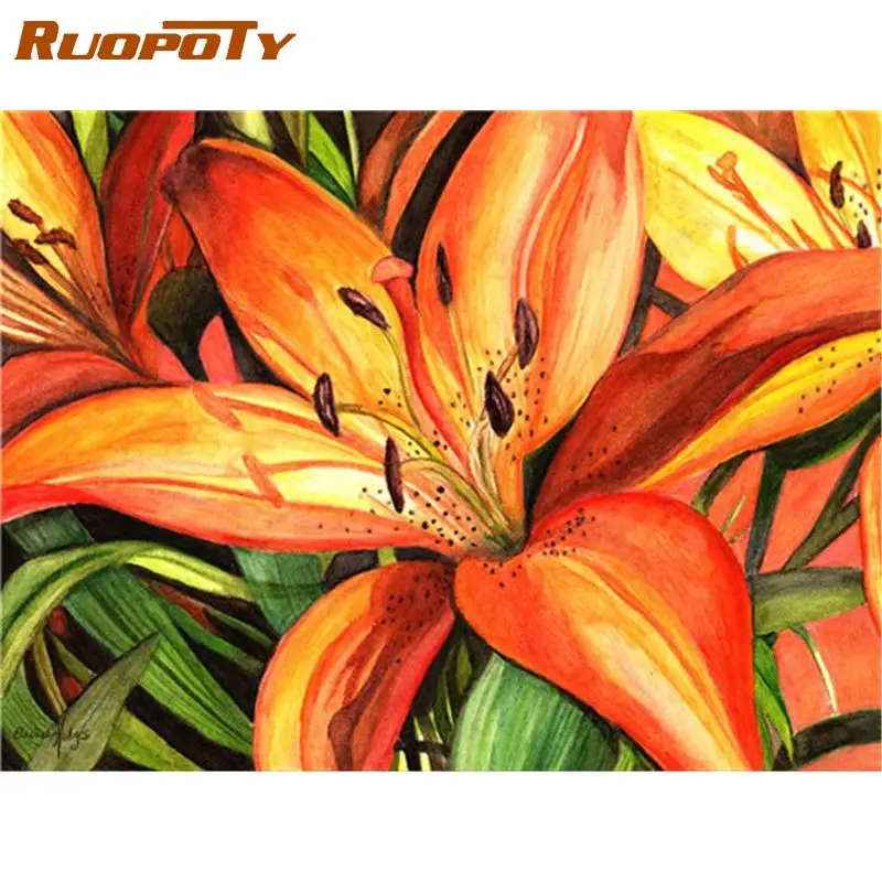 RUOPOTY 60x75cm Frame Painting By Number For Adults Flowers Picture By Numbers Handpainted Acrylic Paint On Canvas For Home
RUOPOTY 60x75cm Frame Painting By Number For Adults Flowers Picture By Numbers Handpainted Acrylic Paint On Canvas For Home