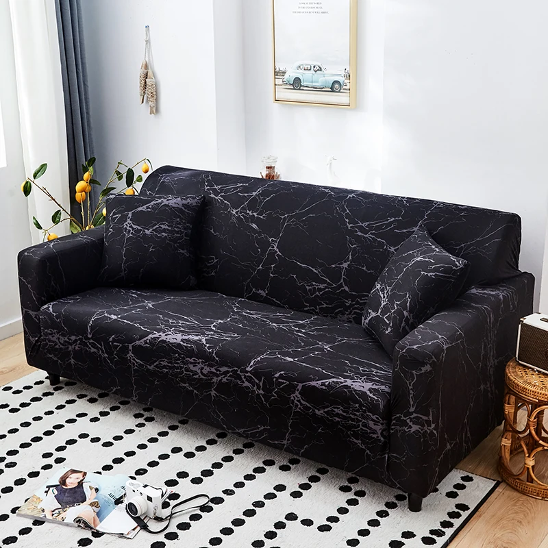 Marble Texture Sofa Cover Stretch Printed Black Stain Resistant Universal Armchair 3-seater Sofa Slipcover L-Style Sofa Sets
Marble Texture Sofa Cover Stretch Printed Black Stain Resistant Universal Armchair 3-seater Sofa Slipcover L-Style Sofa Sets