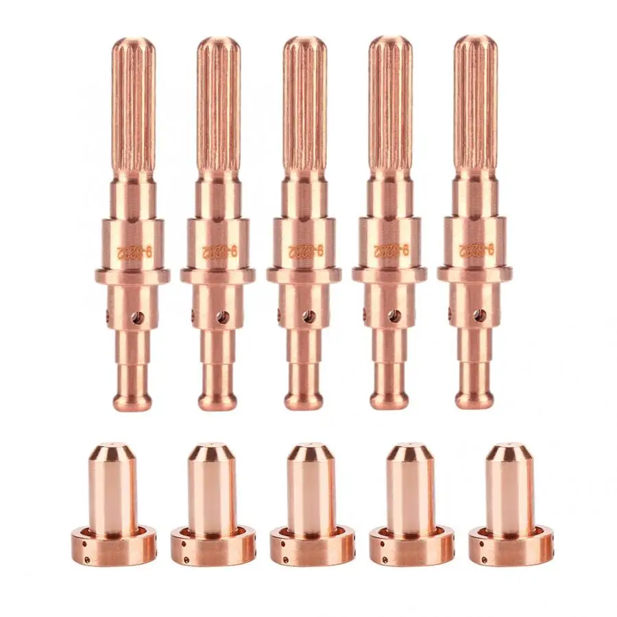5pcs 9-8215 Electrode + 5 pcs 9-8207 Nozzle Tips for Thermal Dynamics SL60/100 Plasma Torch 0.6-0.8Mpa 30~100A
5pcs 9-8215 Electrode + 5 pcs 9-8207 Nozzle Tips for Thermal Dynamics SL60/100 Plasma Torch 0.6-0.8Mpa 30~100A