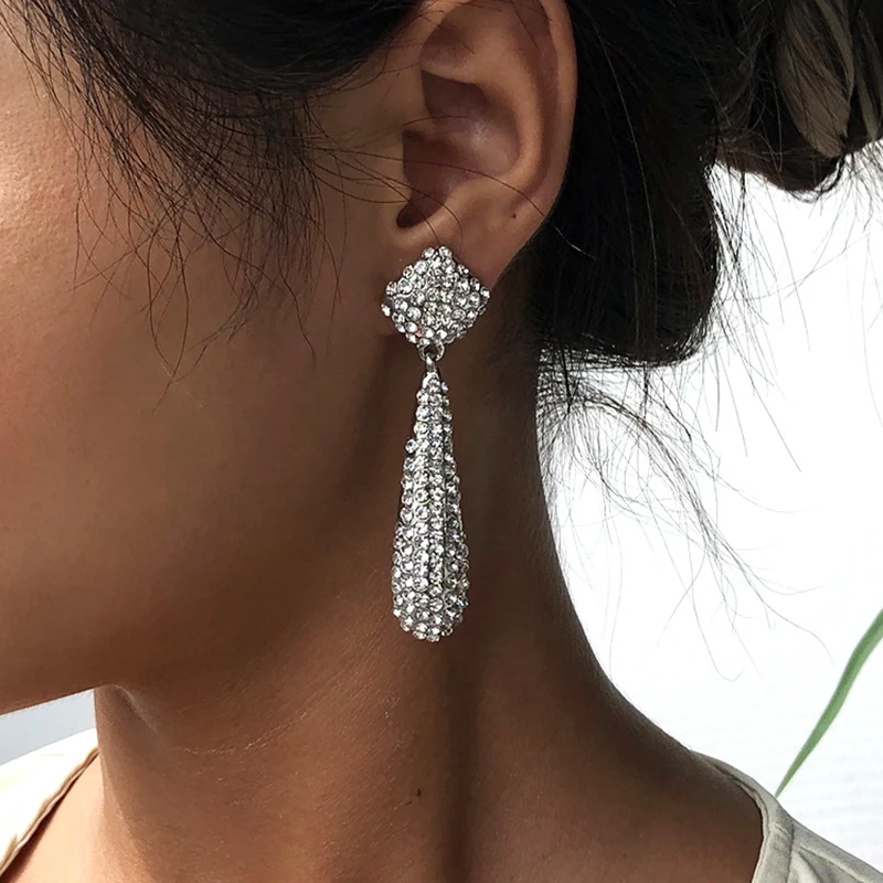 Water Drop Crystal Earrings for Women Vintage Luxury Geometric Stud Ear Rings Charm Bohemia Party Wedding Girls Earrings Jewelry
Water Drop Crystal Earrings for Women Vintage Luxury Geometric Stud Ear Rings Charm Bohemia Party Wedding Girls Earrings Jewelry