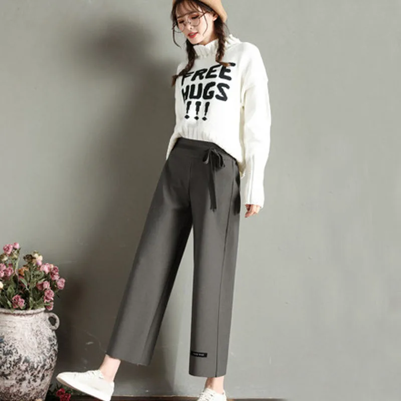 Autumn Casual Wide Leg Pants Women Woolen High Waist Baggy Pants Women Plus Size Loose Cotton Winter Pants Women Trousers 11691
Autumn Casual Wide Leg Pants Women Woolen High Waist Baggy Pants Women Plus Size Loose Cotton Winter Pants Women Trousers 11691