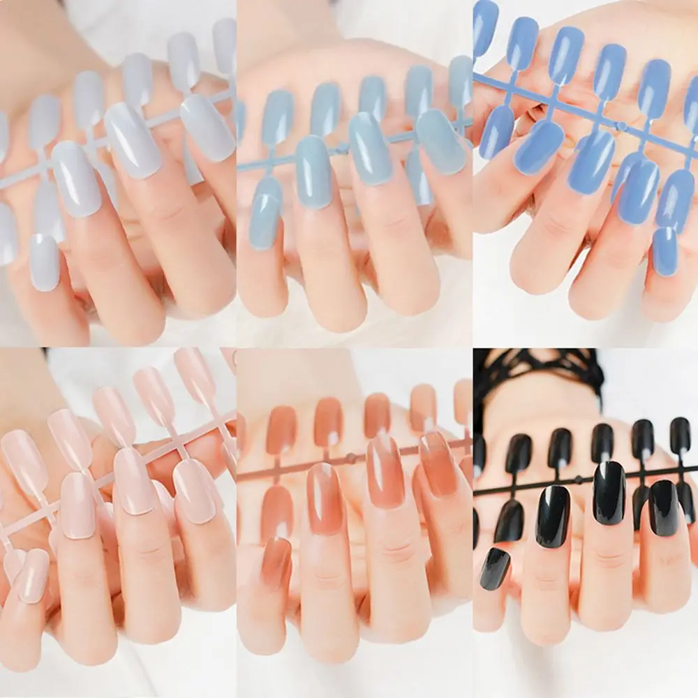 24pcs DIY Artficial Fake Nails Full Cover Almond False Nails Pure Color Short
24pcs DIY Artficial Fake Nails Full Cover Almond False Nails Pure Color Short
