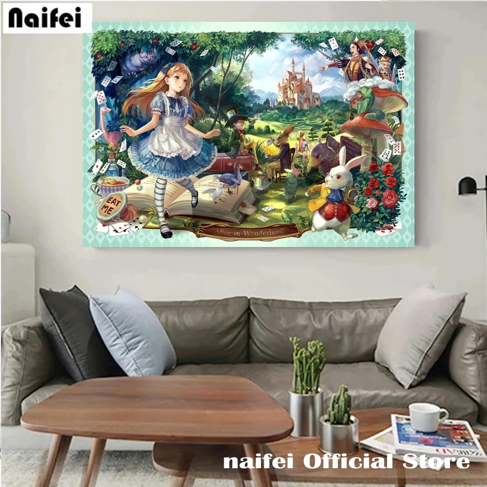 5D Diy Diamond Embroidery cartoon wonderland Princess rabbit picture Full Diamond Painting Cross Stitch Mosaic gifts decoration
5D Diy Diamond Embroidery cartoon wonderland Princess rabbit picture Full Diamond Painting Cross Stitch Mosaic gifts decoration
