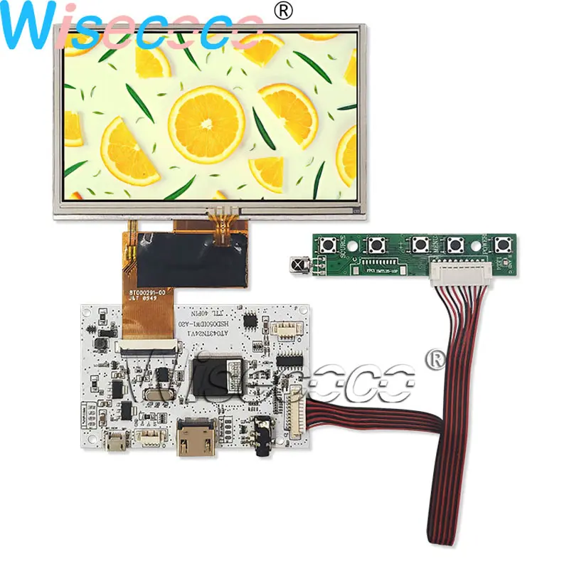 Wisecoco 5-дюймовый ЖК-экран 480*272 TFT AT050TN33 V.1 + резистивная сенсорная панель с платой аудиоконтроллера FPC HDMI 40PIN
Wisecoco 5-дюймовый ЖК-экран 480*272 TFT AT050TN33 V.1 + резистивная сенсорная панель с платой аудиоконтроллера FPC HDMI 40PIN