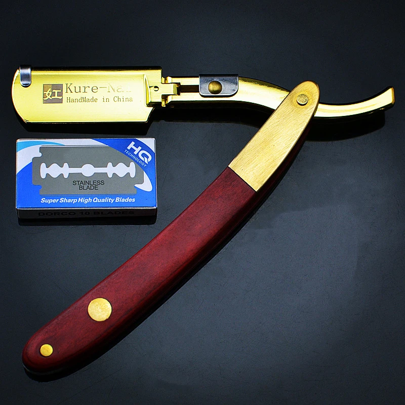 Men's Replaceable Blade Shaving Razor Inlaid Copper Handle Razor Shaving Professional Barber Shaver Portable Razor G1125
Men's Replaceable Blade Shaving Razor Inlaid Copper Handle Razor Shaving Professional Barber Shaver Portable Razor G1125