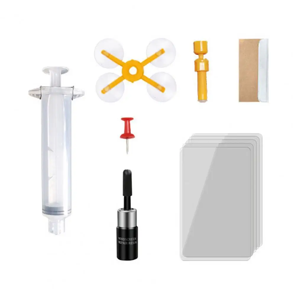 Windshield Repair Kit Excellent Repair Result Non-yellowing ABS DIY Car Windshield Glass Repair Tool for Repairing Windshield Cr
Windshield Repair Kit Excellent Repair Result Non-yellowing ABS DIY Car Windshield Glass Repair Tool for Repairing Windshield Cr