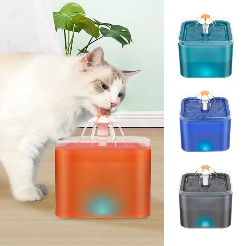 USB Power Pet Smart Automatic Circulating Water Dispenser Food-grade ABS Activated Carbon Filtration Adjustable Drinking Tool
USB Power Pet Smart Automatic Circulating Water Dispenser Food-grade ABS Activated Carbon Filtration Adjustable Drinking Tool