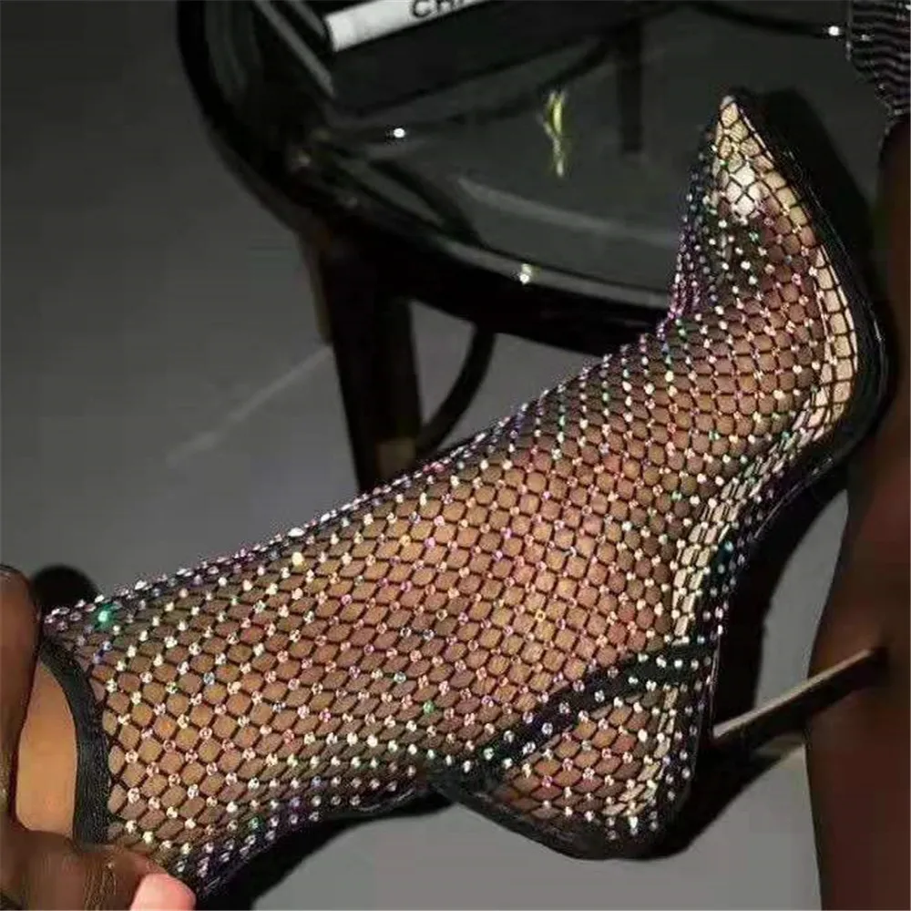 2020 summer fashion style mesh boots stiletto heels bling bling summer boots pointed toe fashion sandals large size 45 46 47
2020 summer fashion style mesh boots stiletto heels bling bling summer boots pointed toe fashion sandals large size 45 46 47