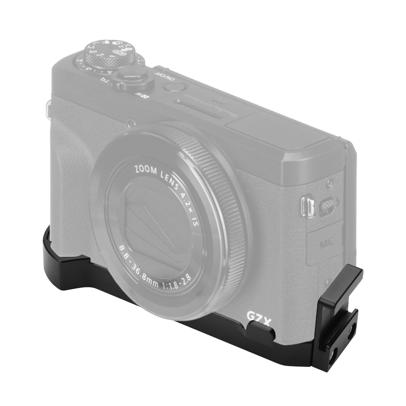 L-образное крепление с холодным башмаком, винт 1/4 для фотоаппаратов Canon G7X Mark III/II, аксессуары для фотостудии
L-образное крепление с холодным башмаком, винт 1/4 для фотоаппаратов Canon G7X Mark III/II, аксессуары для фотостудии