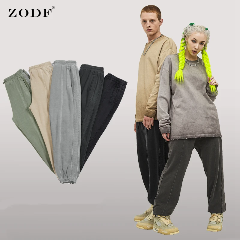 ZODF New Chic Design Men Cotton Washed Sweatpants Loose Unisex Solid Casual Pants Streetwear For Autumn Winter HY0238
ZODF New Chic Design Men Cotton Washed Sweatpants Loose Unisex Solid Casual Pants Streetwear For Autumn Winter HY0238