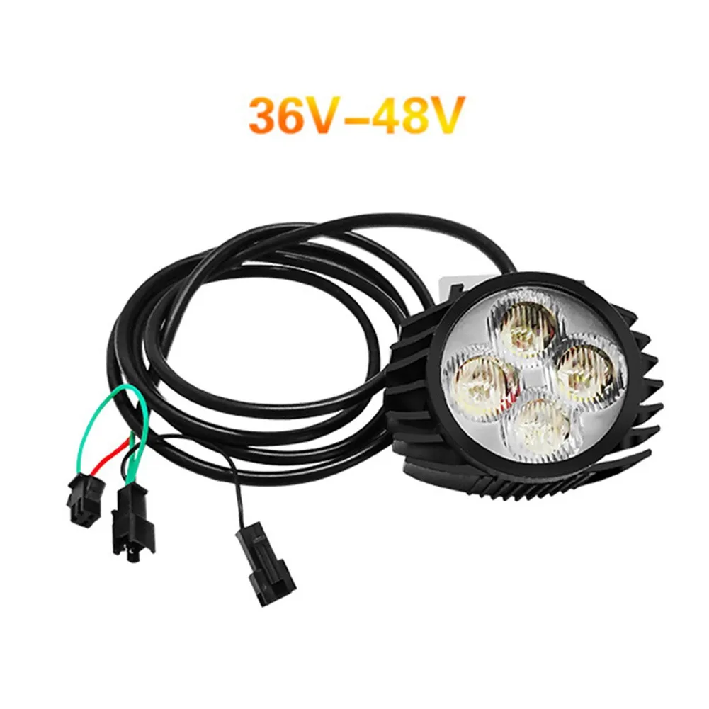 Electric Bicycle Headlight Ebike Aluminum LED High-brightness Headlights 36V 48V Waterproof 4 Lights With Horn
Electric Bicycle Headlight Ebike Aluminum LED High-brightness Headlights 36V 48V Waterproof 4 Lights With Horn