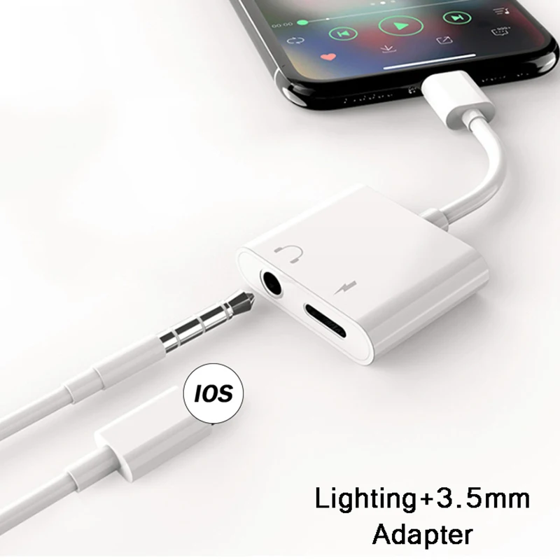 3.5mm Jack Headphone 2 IN 1 Adapter For Smart phone Earphone AUX Audio Charging Splitter
3.5mm Jack Headphone 2 IN 1 Adapter For Smart phone Earphone AUX Audio Charging Splitter