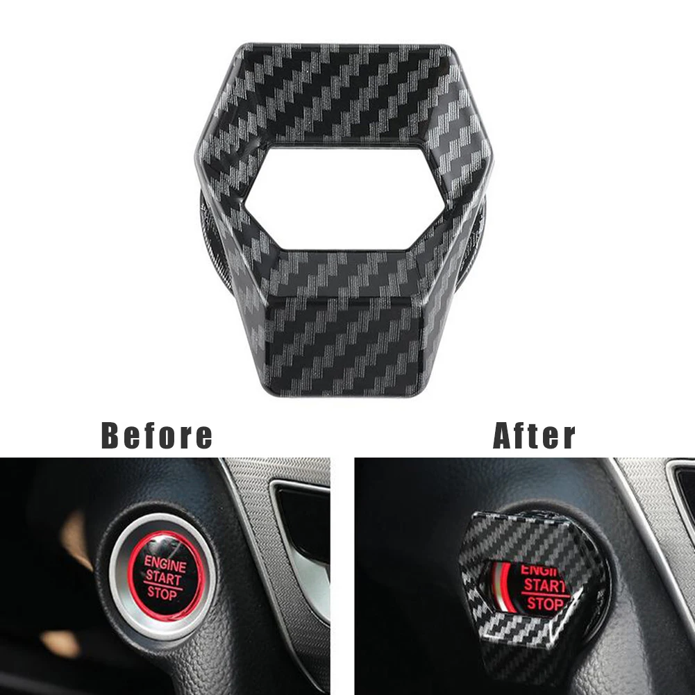 2021 Carbon Fiber Car Start Stop Button Protection Cover Push Switch Cover Engine Ignition Switch Decorative Ring Trim Universal
2021 Carbon Fiber Car Start Stop Button Protection Cover Push Switch Cover Engine Ignition Switch Decorative Ring Trim Universal