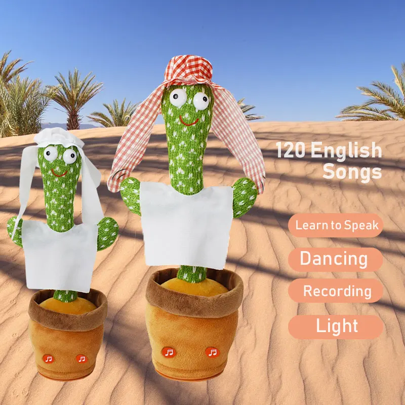 Lovely Talking Toy Dancing Cactus Doll Speak Talk Sound Record Repeat Toy Kawaii Cactus Toys Children Kids Education Toy Gift 
Lovely Talking Toy Dancing Cactus Doll Speak Talk Sound Record Repeat Toy Kawaii Cactus Toys Children Kids Education Toy Gift