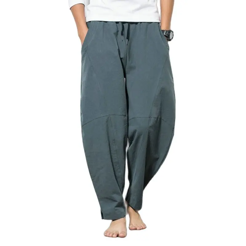 2020 New Men's Cotton Linen Loose Pants Male Summer Casual Solid Color Pants trousers Plus Size M-5XL
2020 New Men's Cotton Linen Loose Pants Male Summer Casual Solid Color Pants trousers Plus Size M-5XL
