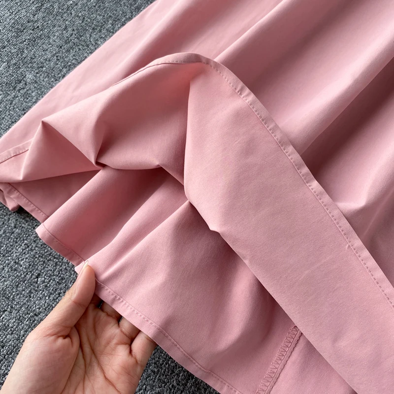 KUSAHIKI Korean Lace Up Stretch High Waist Women Skirt Causal A-line Midi Pink Skirts 2021 Spring New Faldas Mujer Moda 6E495
KUSAHIKI Korean Lace Up Stretch High Waist Women Skirt Causal A-line Midi Pink Skirts 2021 Spring New Faldas Mujer Moda 6E495