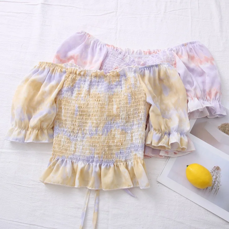 Jlong Women Chiffon Blouse Female Tops Slash Neck Print Blouse Sexy Sweet Short Shirt
Jlong Women Chiffon Blouse Female Tops Slash Neck Print Blouse Sexy Sweet Short Shirt