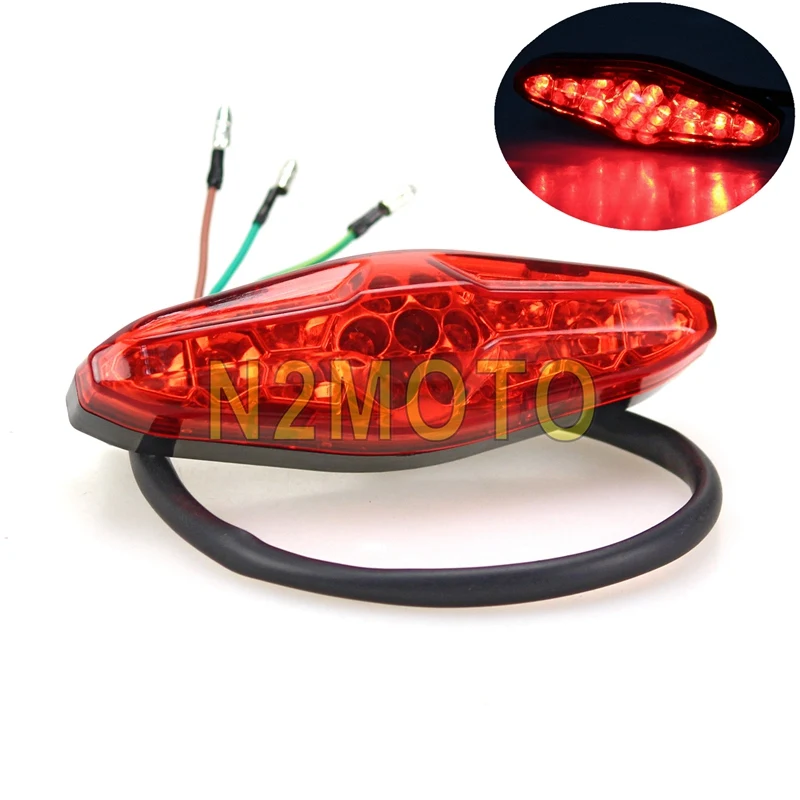 DC 12V Motorcycle LED Tail Brake Turn Signal Integrated Light for Harley Honda Kawasaki Yamaha Suzuki BMW Dirt Bike ATV Chopper 
DC 12V Motorcycle LED Tail Brake Turn Signal Integrated Light for Harley Honda Kawasaki Yamaha Suzuki BMW Dirt Bike ATV Chopper