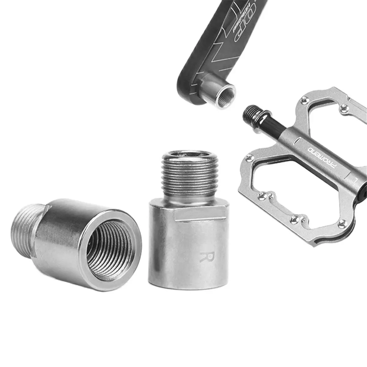 PROMEND Mountain Bike Pedal Shaft Extender Road Bike Lock Pedals Lengthen Extender Riding Accessories Cycling Ultralight Pedal
PROMEND Mountain Bike Pedal Shaft Extender Road Bike Lock Pedals Lengthen Extender Riding Accessories Cycling Ultralight Pedal