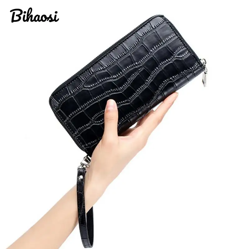 Leather Long Zipper Wallet Stone Grain Large Capacity Leather Fashion Trendy Women's Handbag Handbag Money Clips Wallet Purses
Leather Long Zipper Wallet Stone Grain Large Capacity Leather Fashion Trendy Women's Handbag Handbag Money Clips Wallet Purses