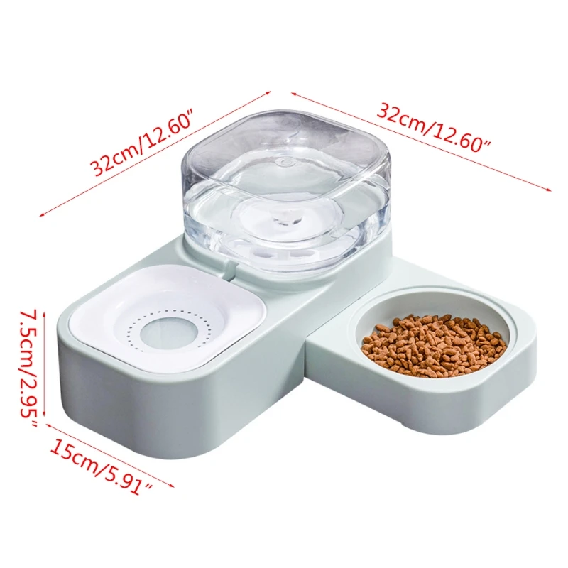 Pet Dog Cat Bowl Automatic Feeder Fountain 1.5L Water Drinking Feeding Container
Pet Dog Cat Bowl Automatic Feeder Fountain 1.5L Water Drinking Feeding Container